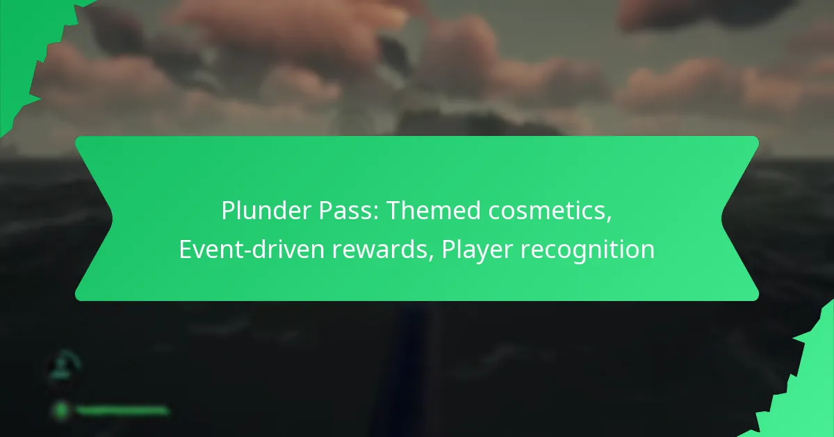 Plunder Pass: Themed cosmetics, Event-driven rewards, Player recognition