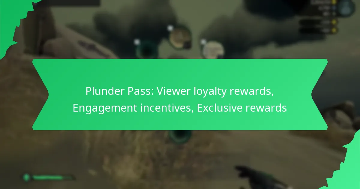 Plunder Pass: Viewer loyalty rewards, Engagement incentives, Exclusive rewards