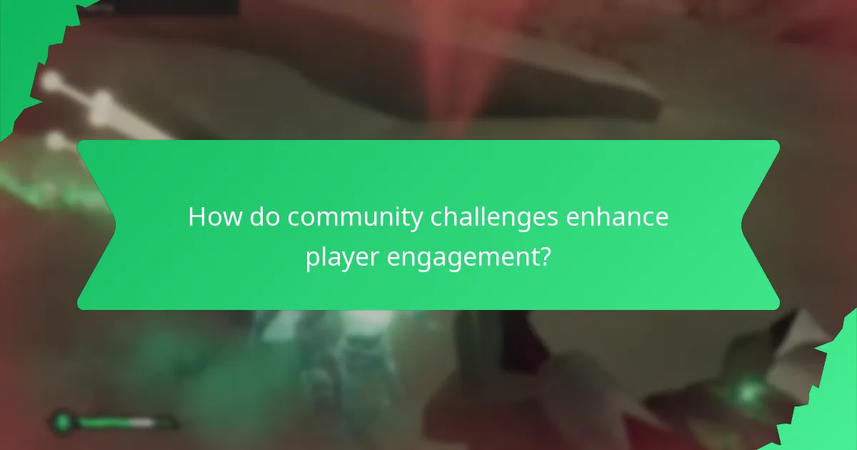 How do community challenges enhance player engagement?