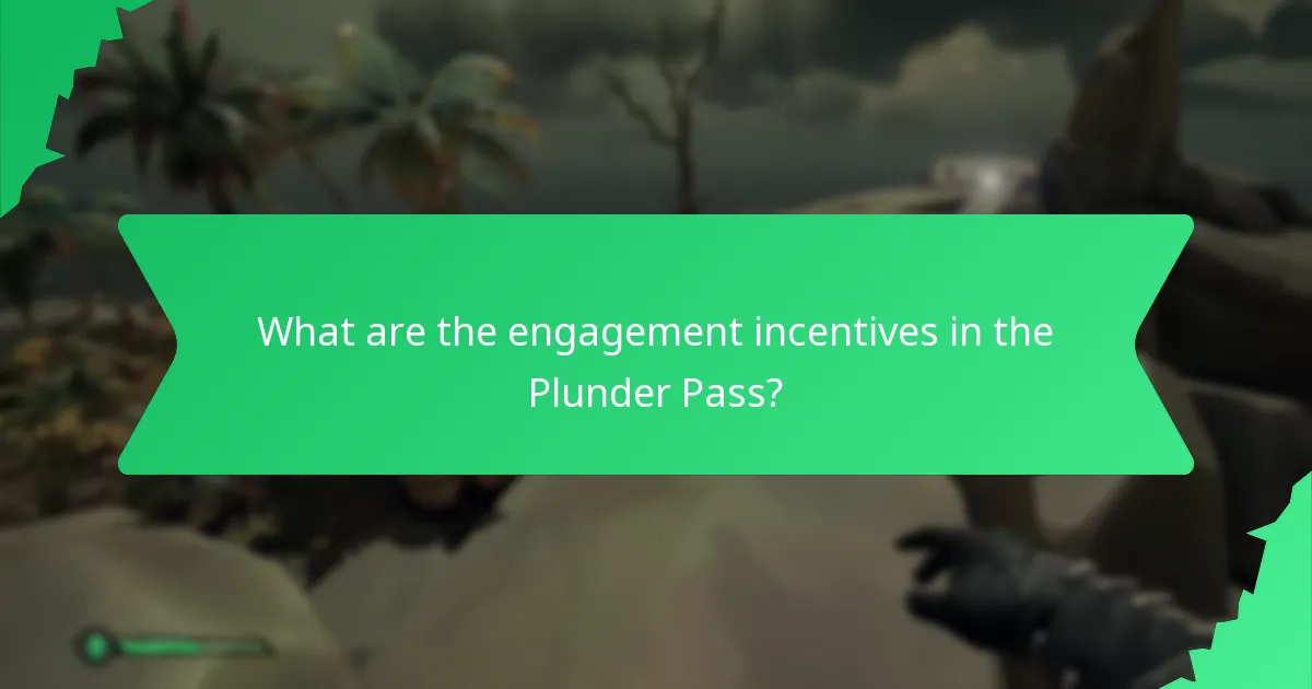 What are the engagement incentives in the Plunder Pass?